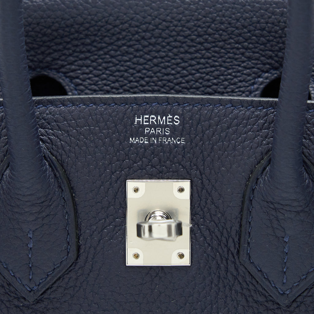 HERMES BIRKIN 25 TOGO BLUE NUIT SHW