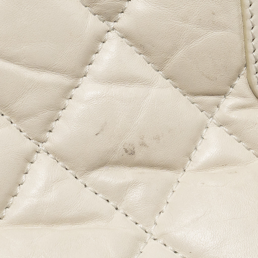 COCOON TRAVEL TOTE BAG CALFSKIN WHITE SHW