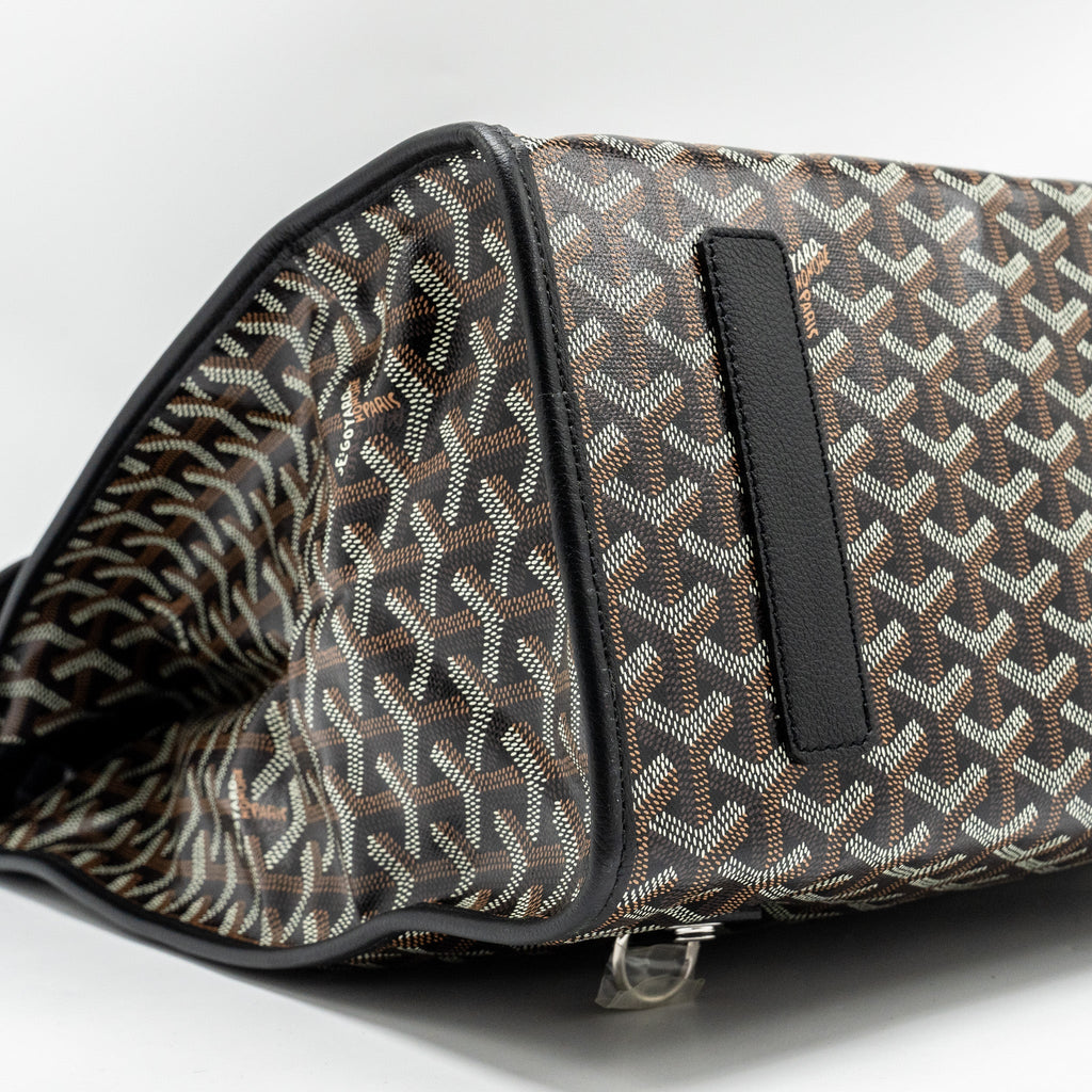SAINT LEGER BACKPACK GOYARDLINE CANVAS BLACK SHW