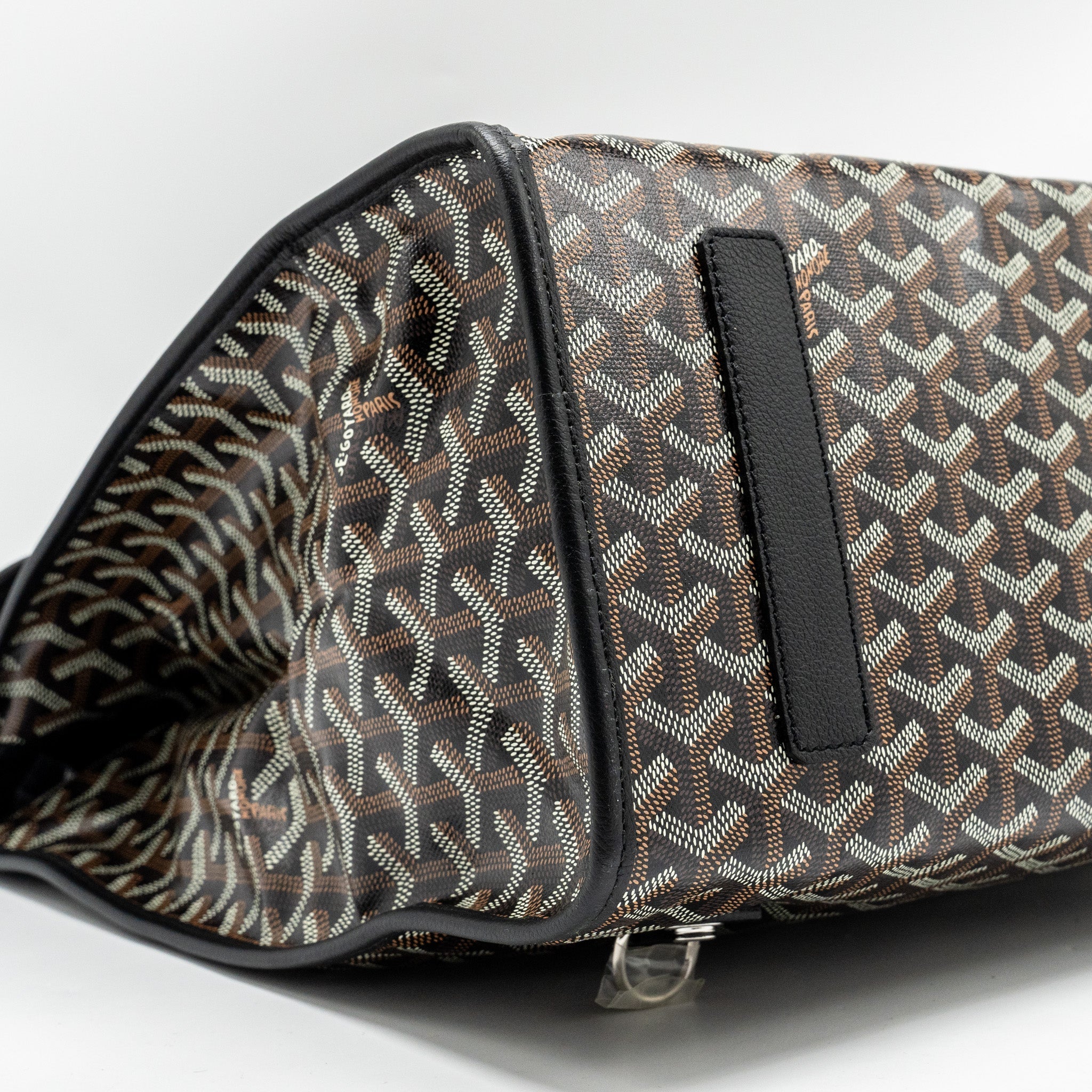 SAINT LEGER BACKPACK GOYARDLINE CANVAS BLACK SHW