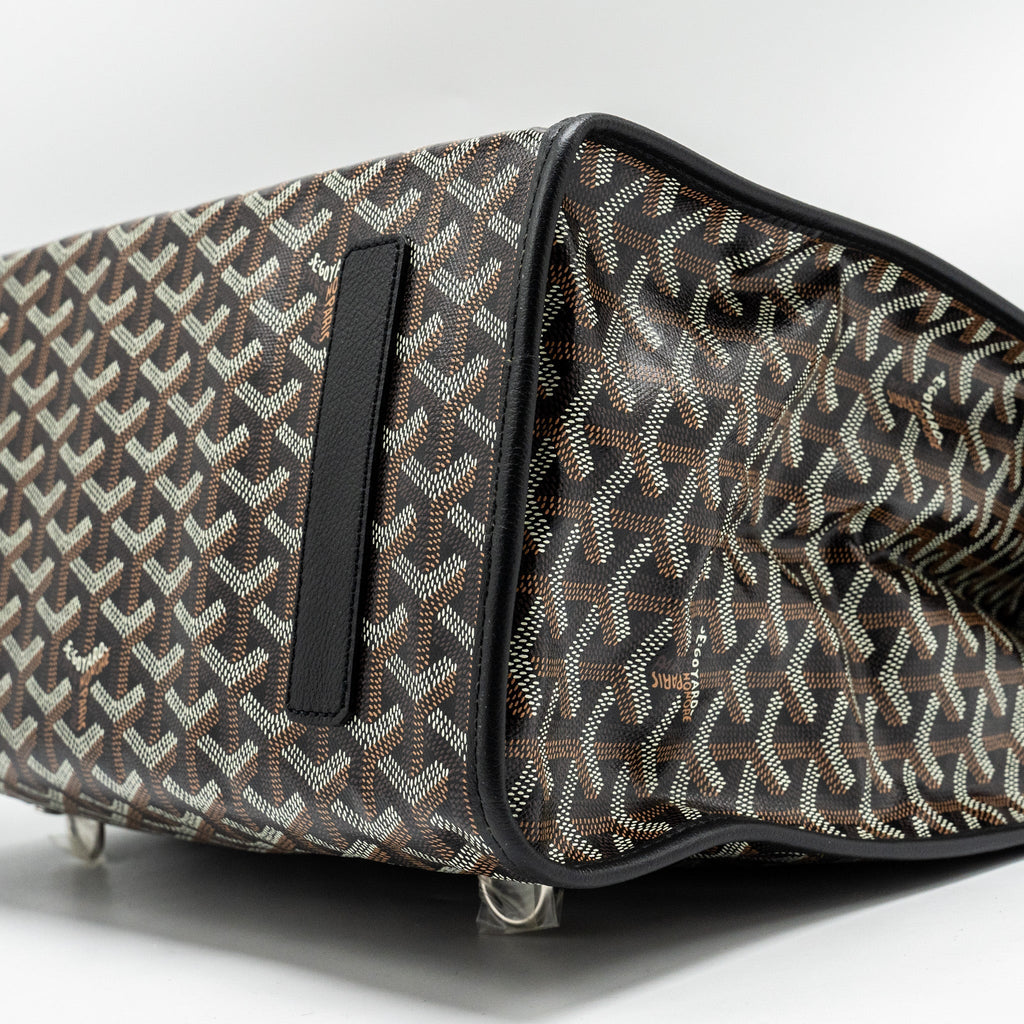 SAINT LEGER BACKPACK GOYARDLINE CANVAS BLACK SHW