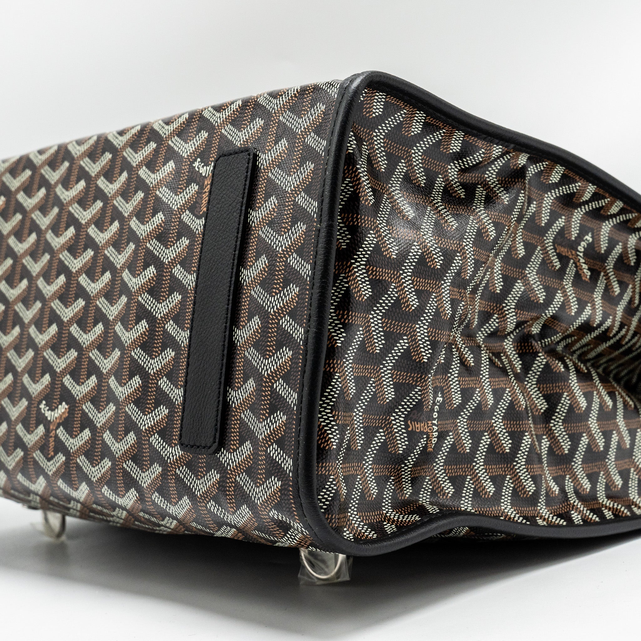 SAINT LEGER BACKPACK GOYARDLINE CANVAS BLACK SHW