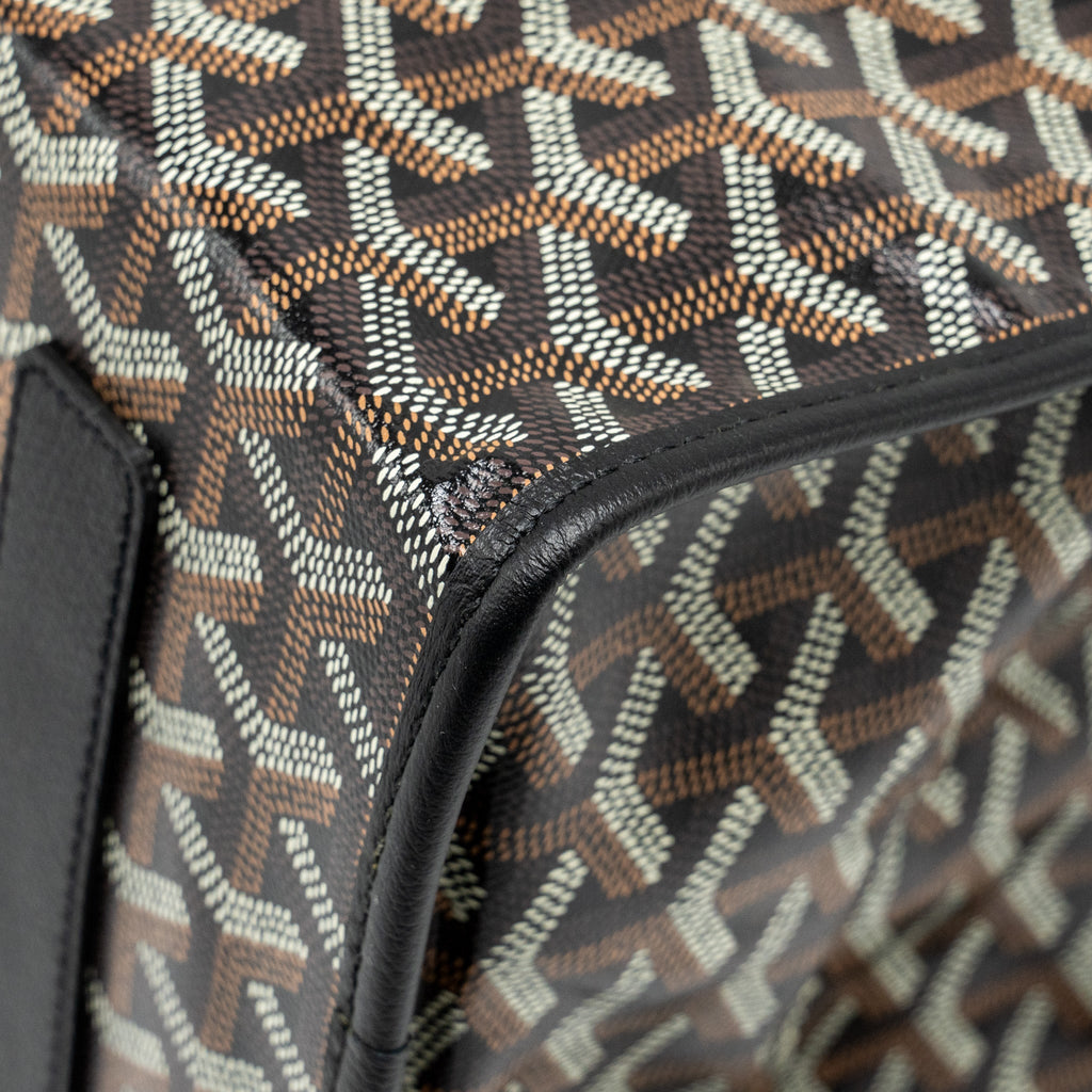 SAINT LEGER BACKPACK GOYARDLINE CANVAS BLACK SHW