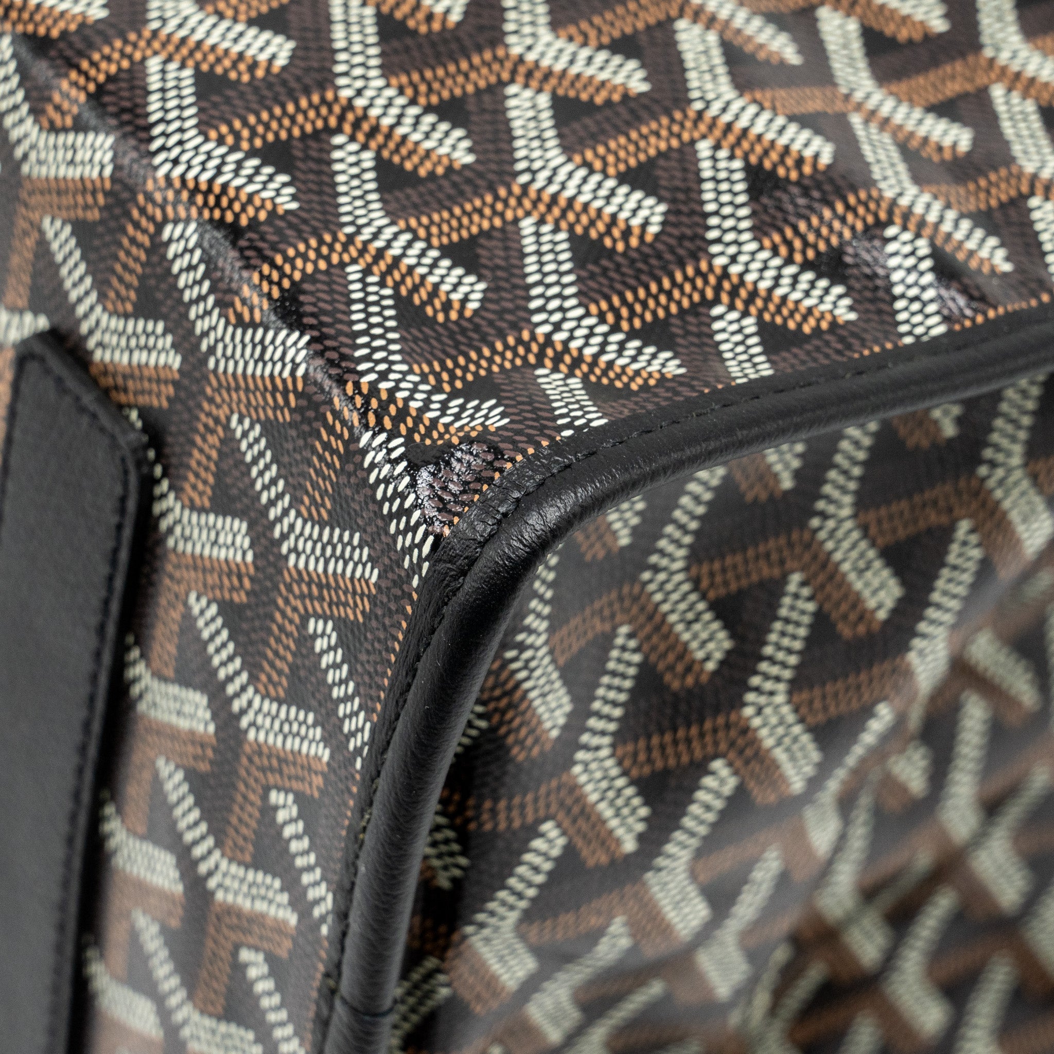 SAINT LEGER BACKPACK GOYARDLINE CANVAS BLACK SHW