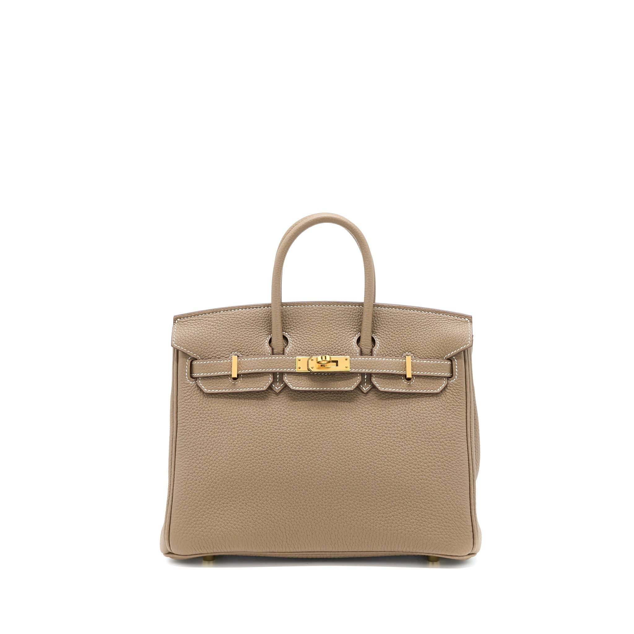 HERMES BIRKIN 25 TOGO ETOUPE GHW