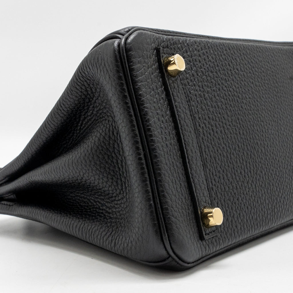 HERMES BIRKIN 25 TOGO BLACK GHW
