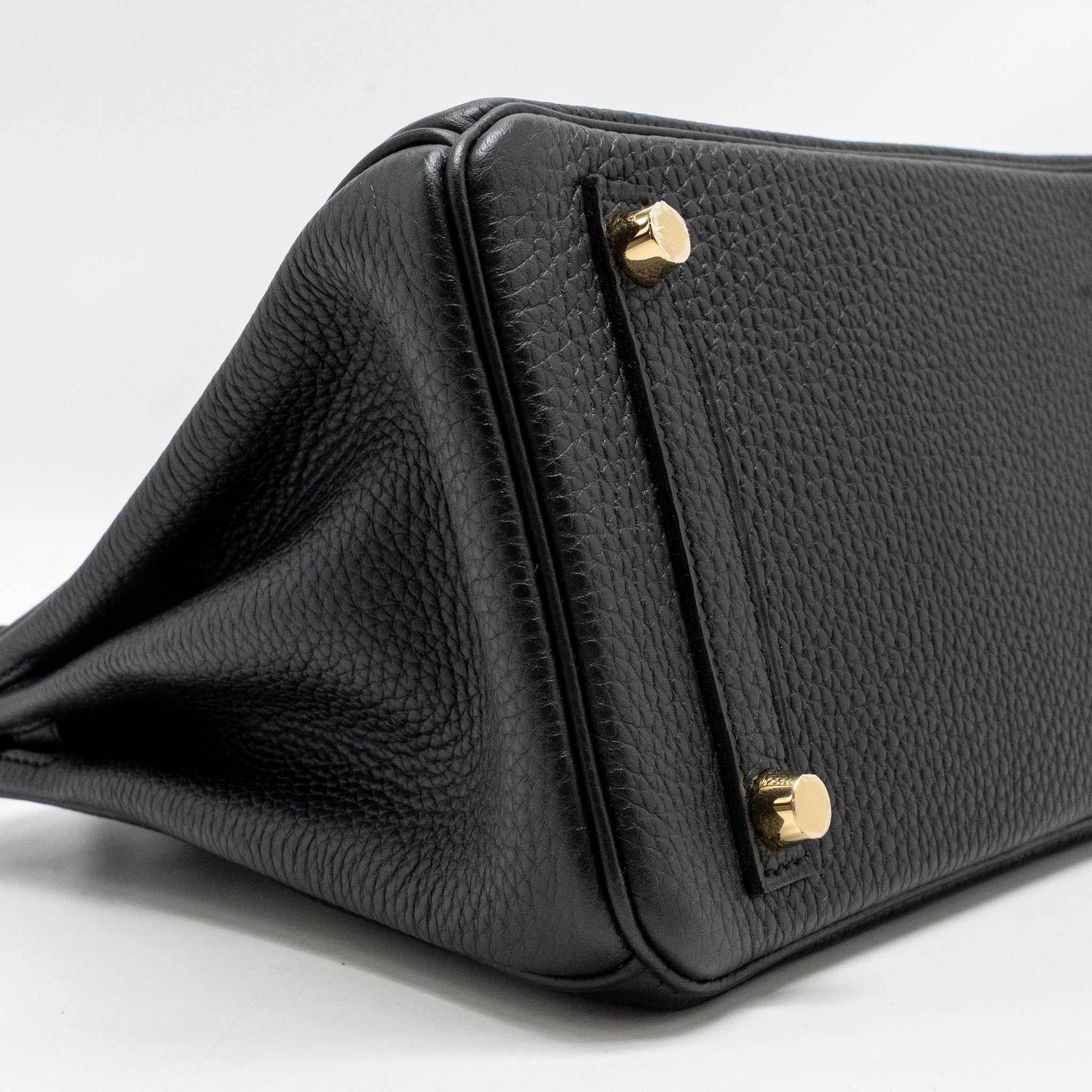 HERMES BIRKIN 25 TOGO BLACK GHW