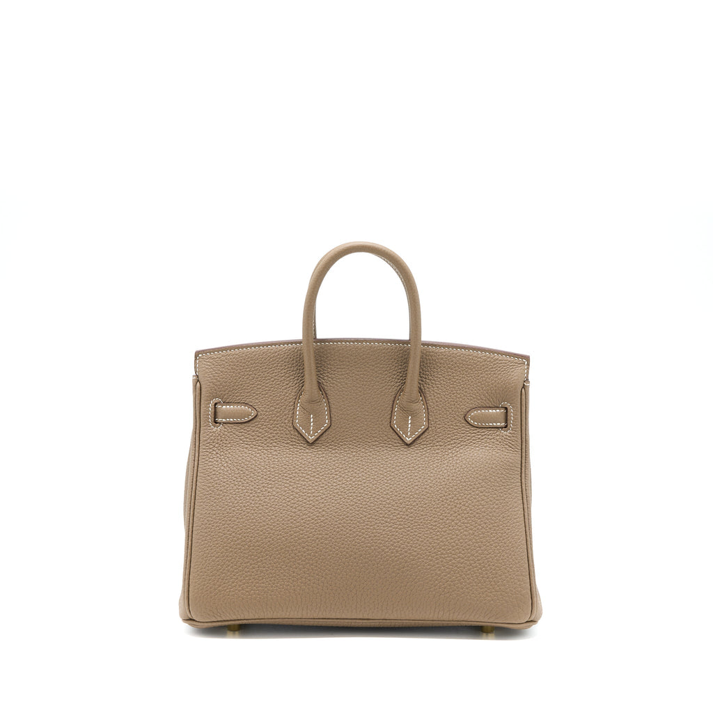 HERMES BIRKIN 25 TOGO ETOUPE GHW