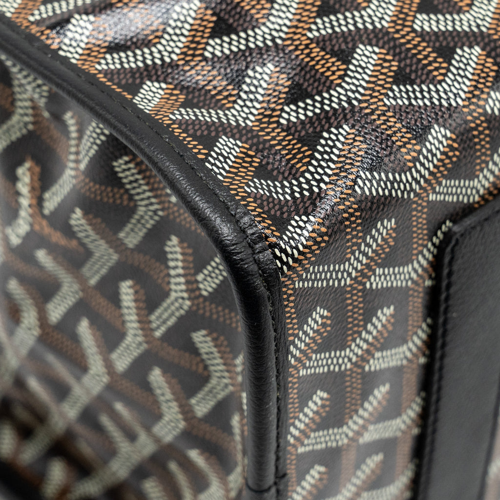 SAINT LEGER BACKPACK GOYARDLINE CANVAS BLACK SHW