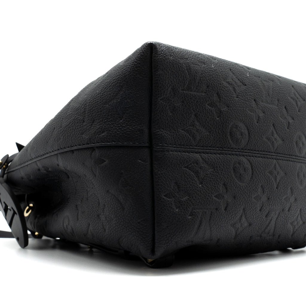 MONTSOURIS BACKPACK MONOGRAM EMPREINTE BLACK GHW (NEW VERSION)