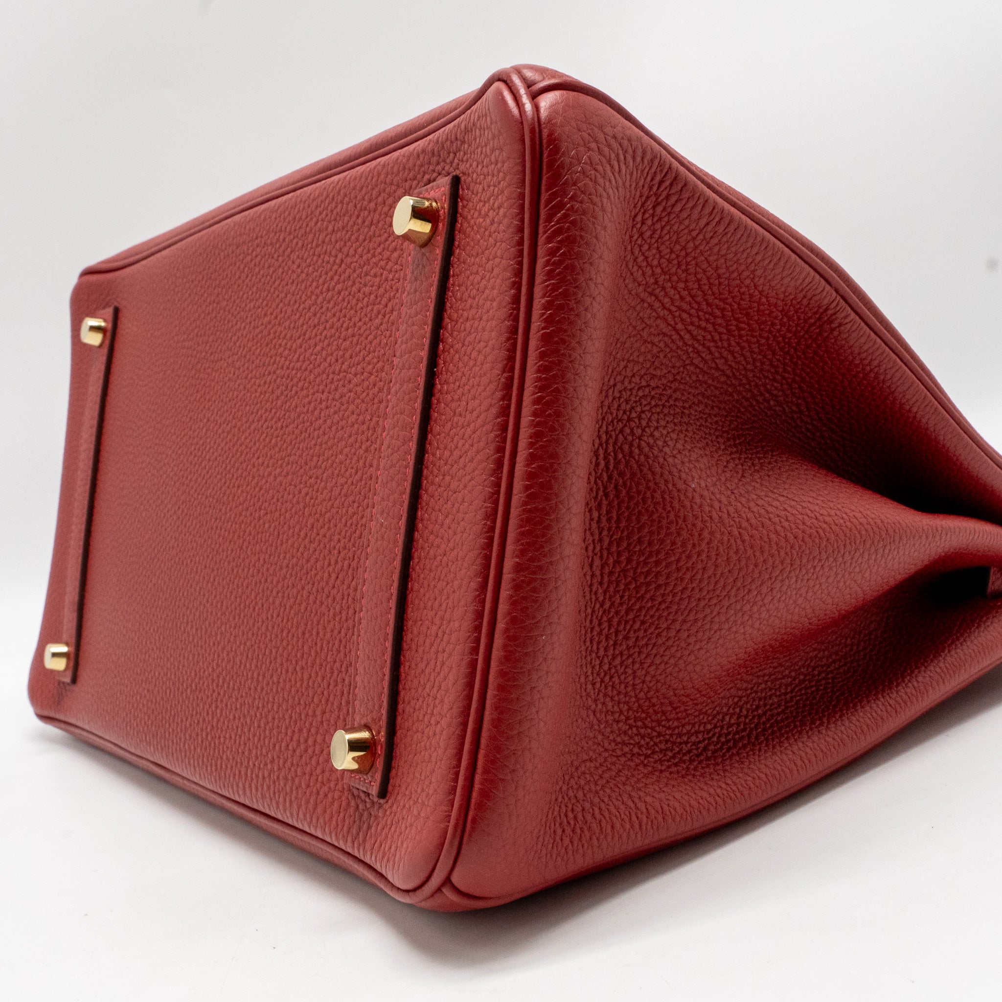 HERMES BIRKIN 35 TOGO ROUGE VIF GHW