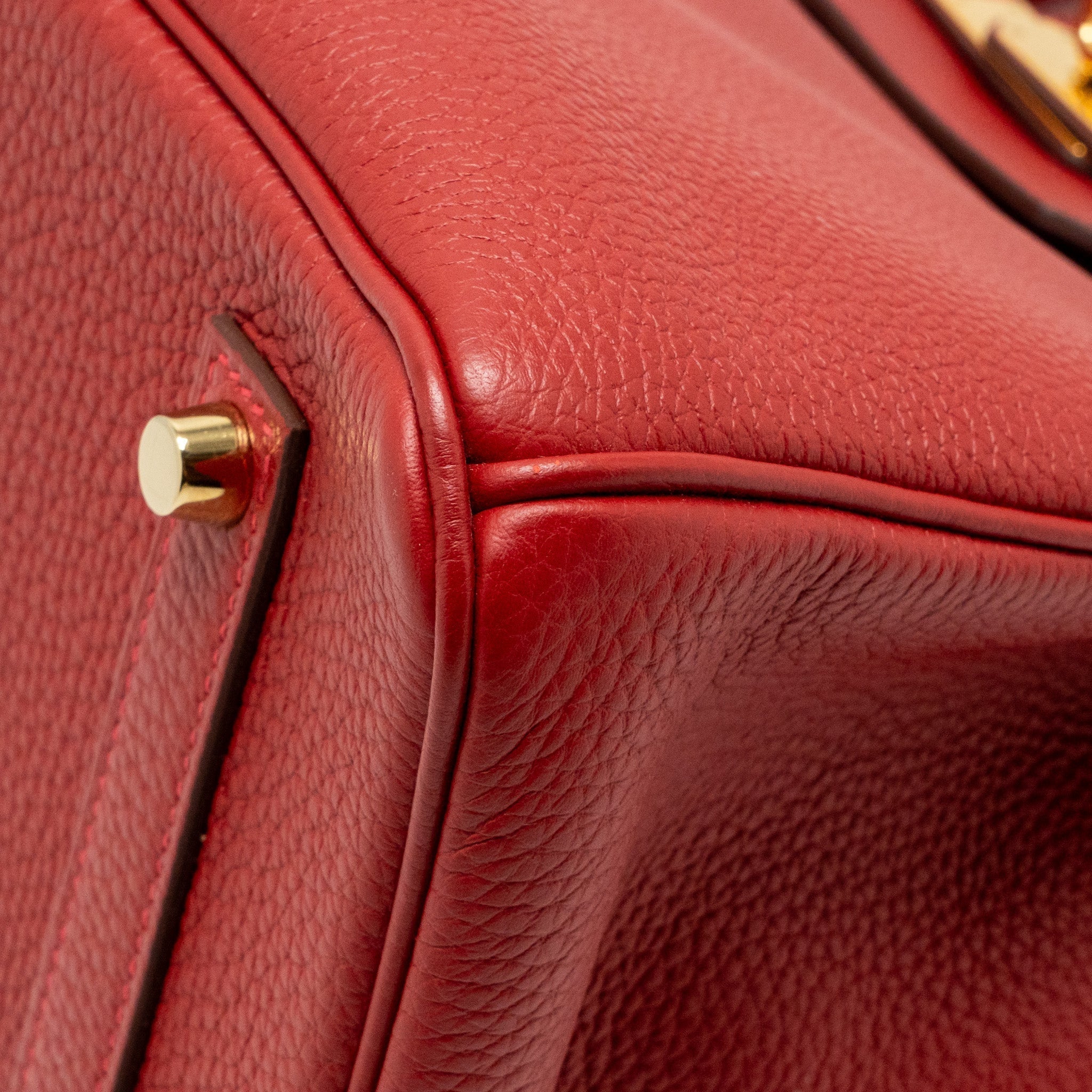 HERMES BIRKIN 35 TOGO ROUGE VIF GHW
