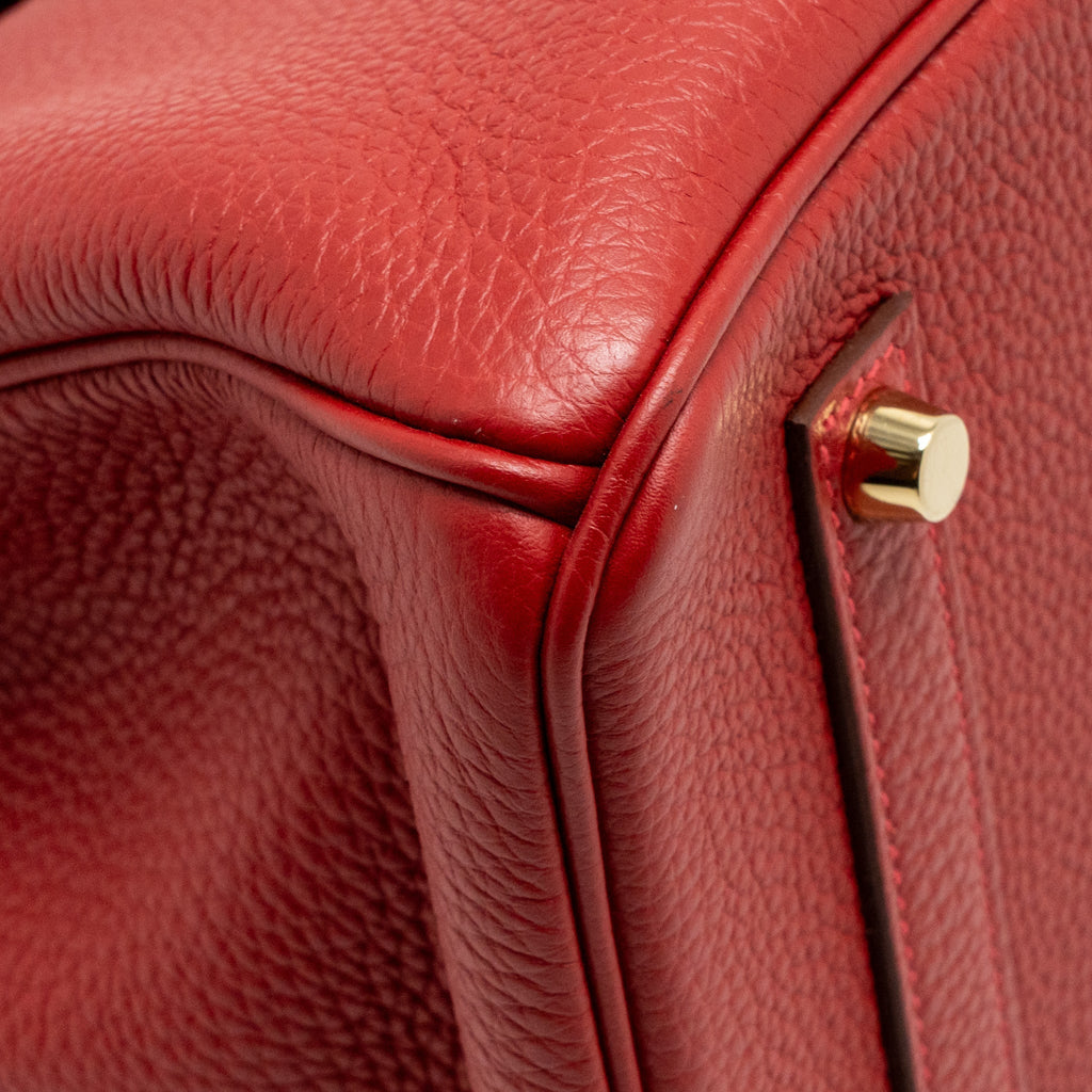 HERMES BIRKIN 35 TOGO ROUGE VIF GHW