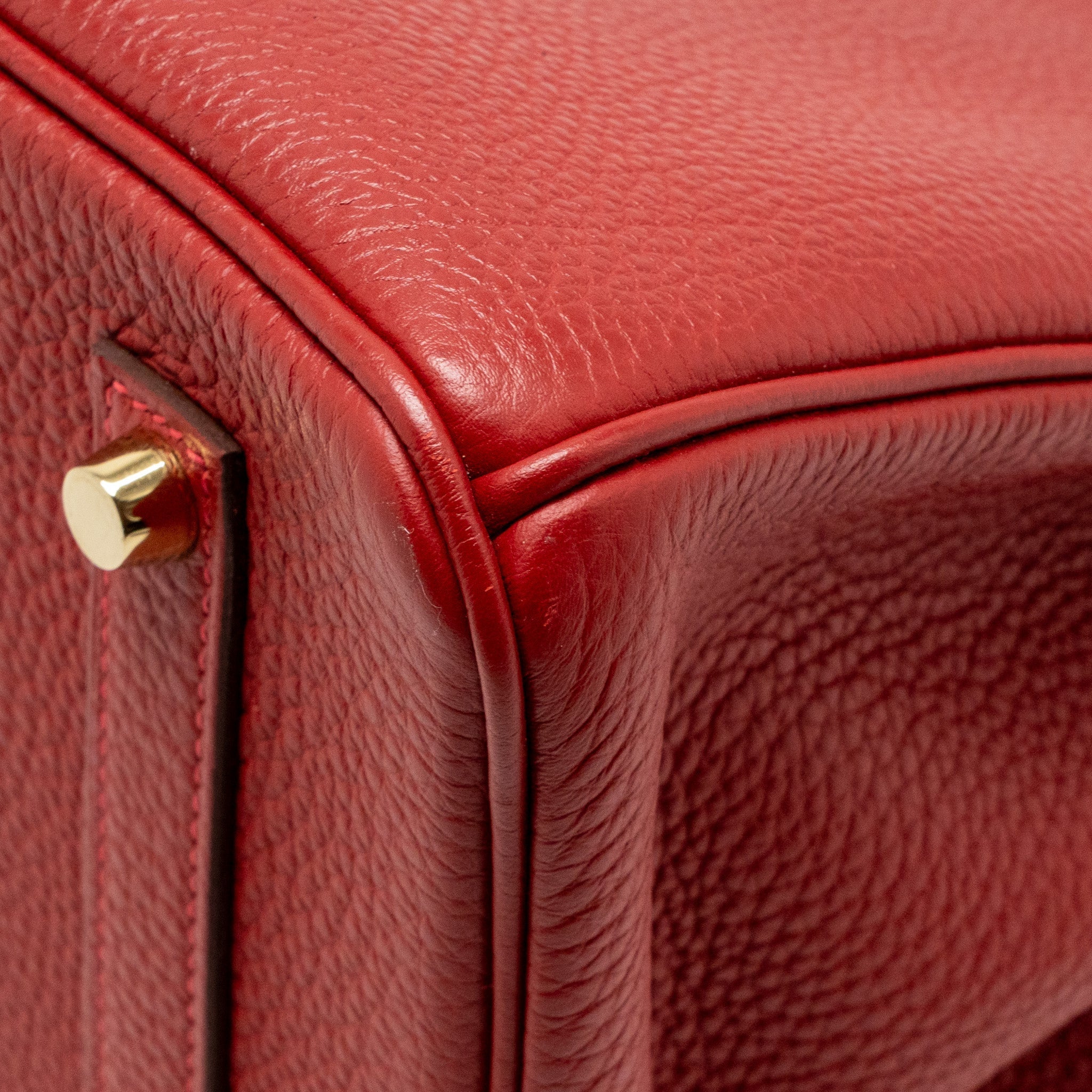 HERMES BIRKIN 35 TOGO ROUGE VIF GHW