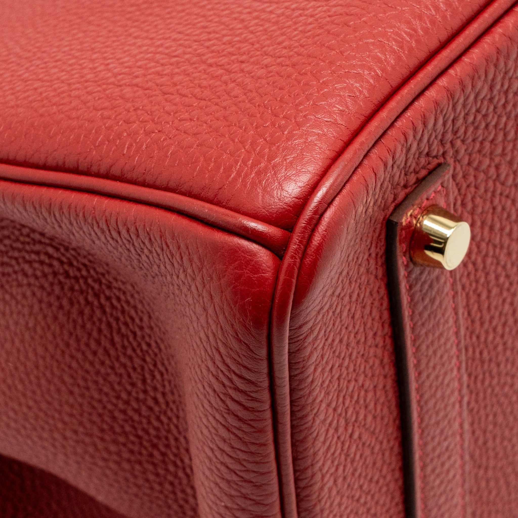 HERMES BIRKIN 35 TOGO ROUGE VIF GHW