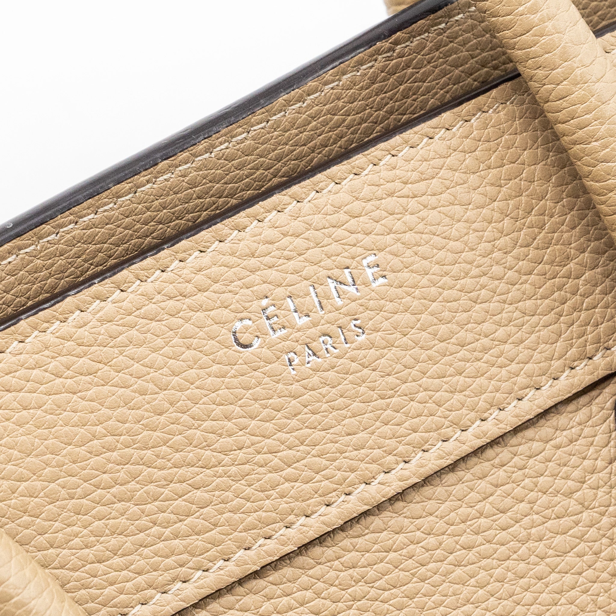 MICRO LUGGAGE BAG CALFSKIN DUNE SHW