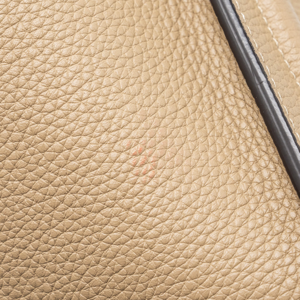 MICRO LUGGAGE BAG CALFSKIN DUNE SHW