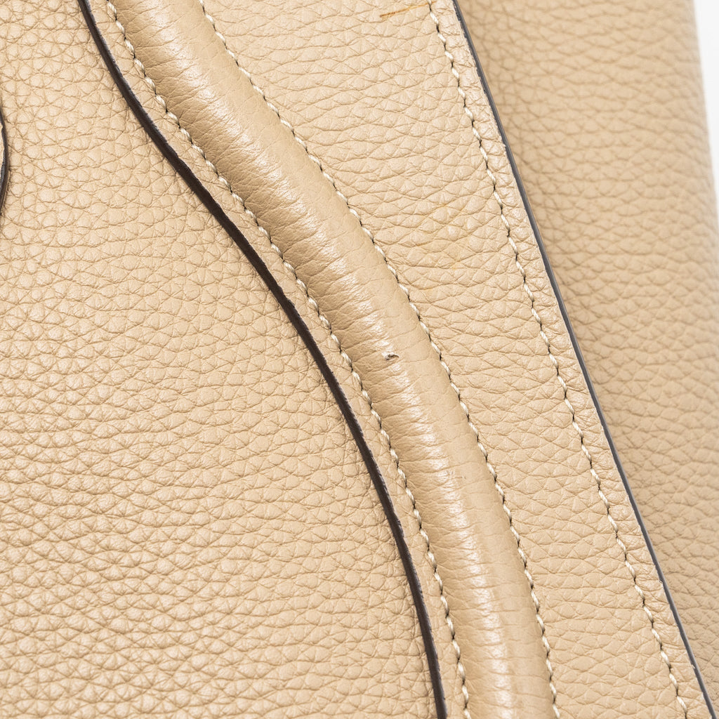 MICRO LUGGAGE BAG CALFSKIN DUNE SHW