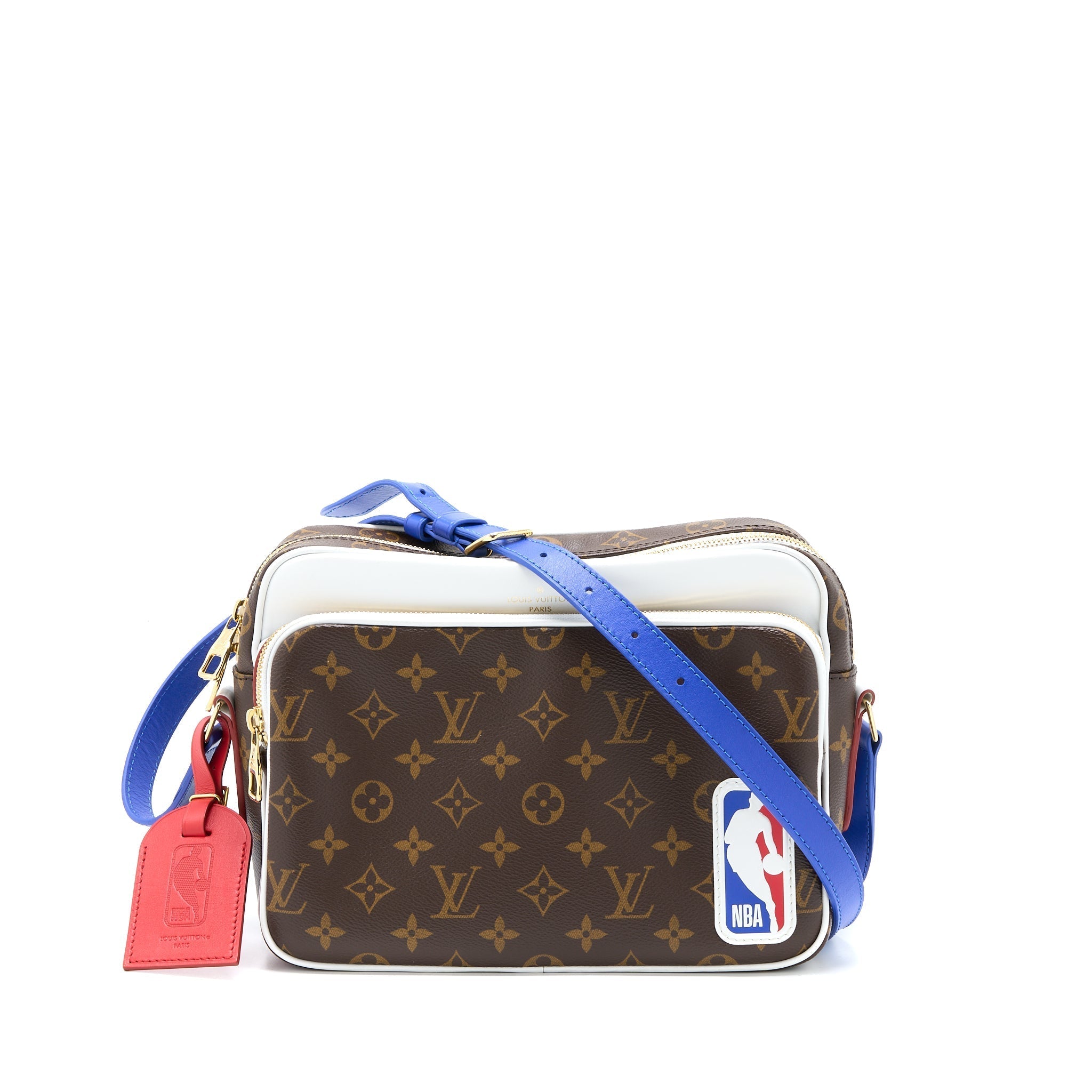 X NBA NIL MESSENGER MONOGRAM CANVAS GHW