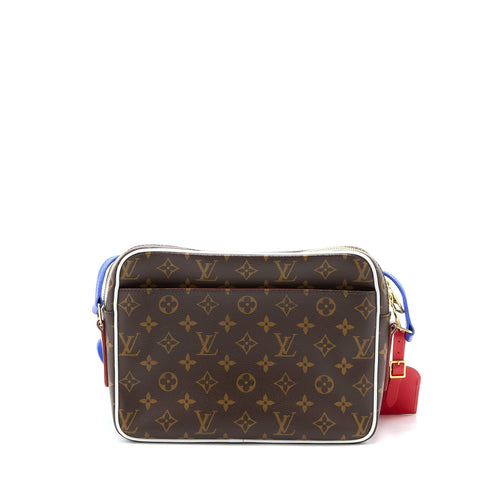 X NBA NIL MESSENGER MONOGRAM CANVAS GHW