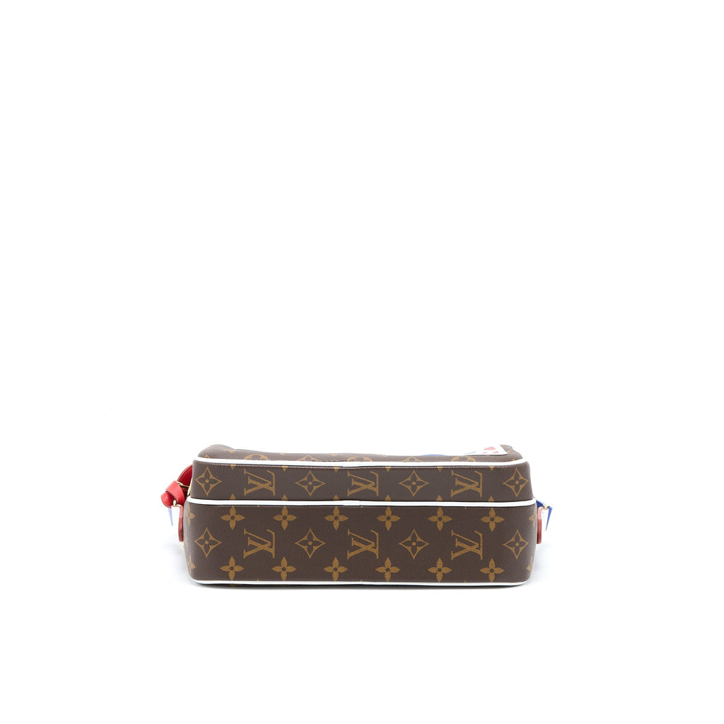 X NBA NIL MESSENGER MONOGRAM CANVAS GHW