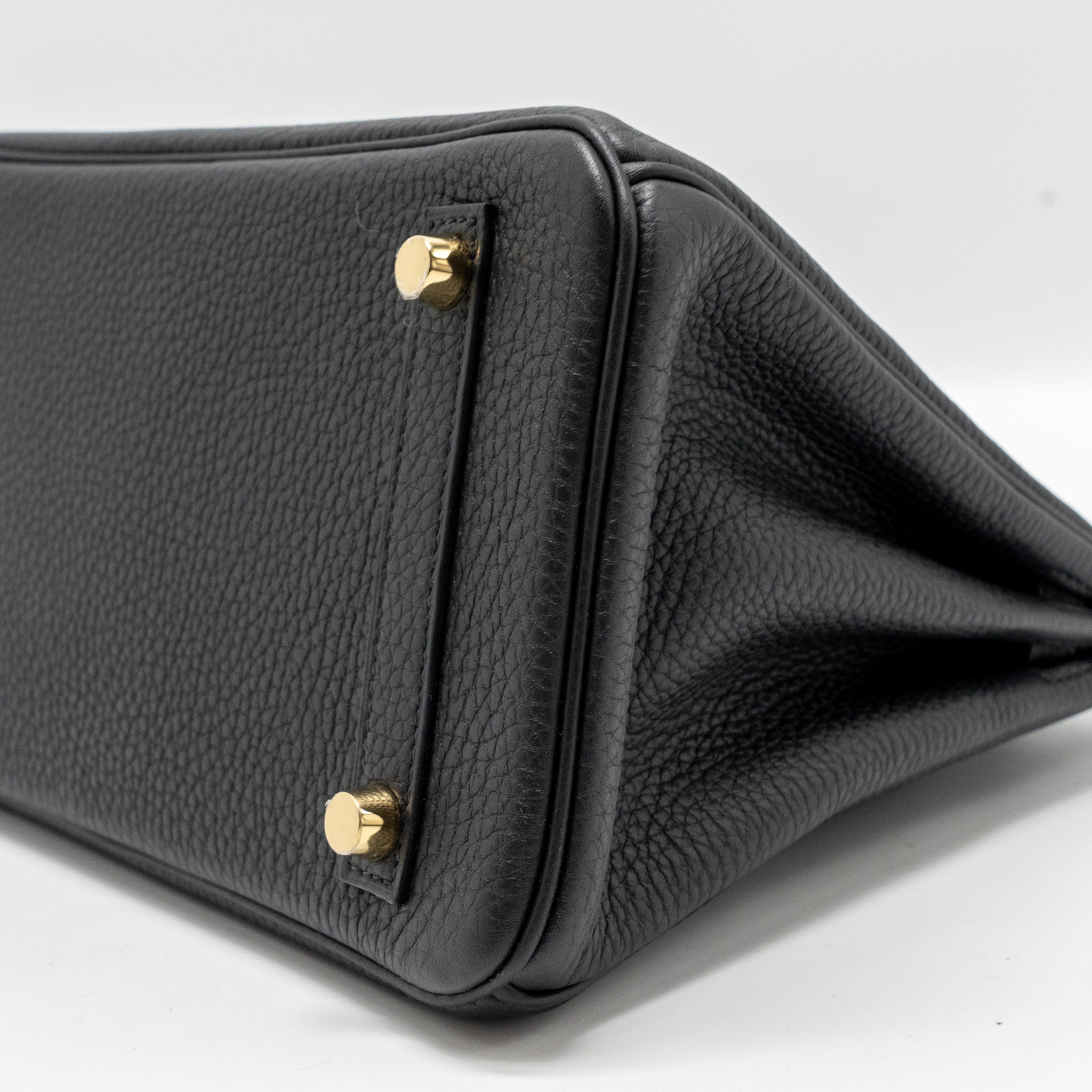 HERMES BIRKIN 25 TOGO BLACK GHW