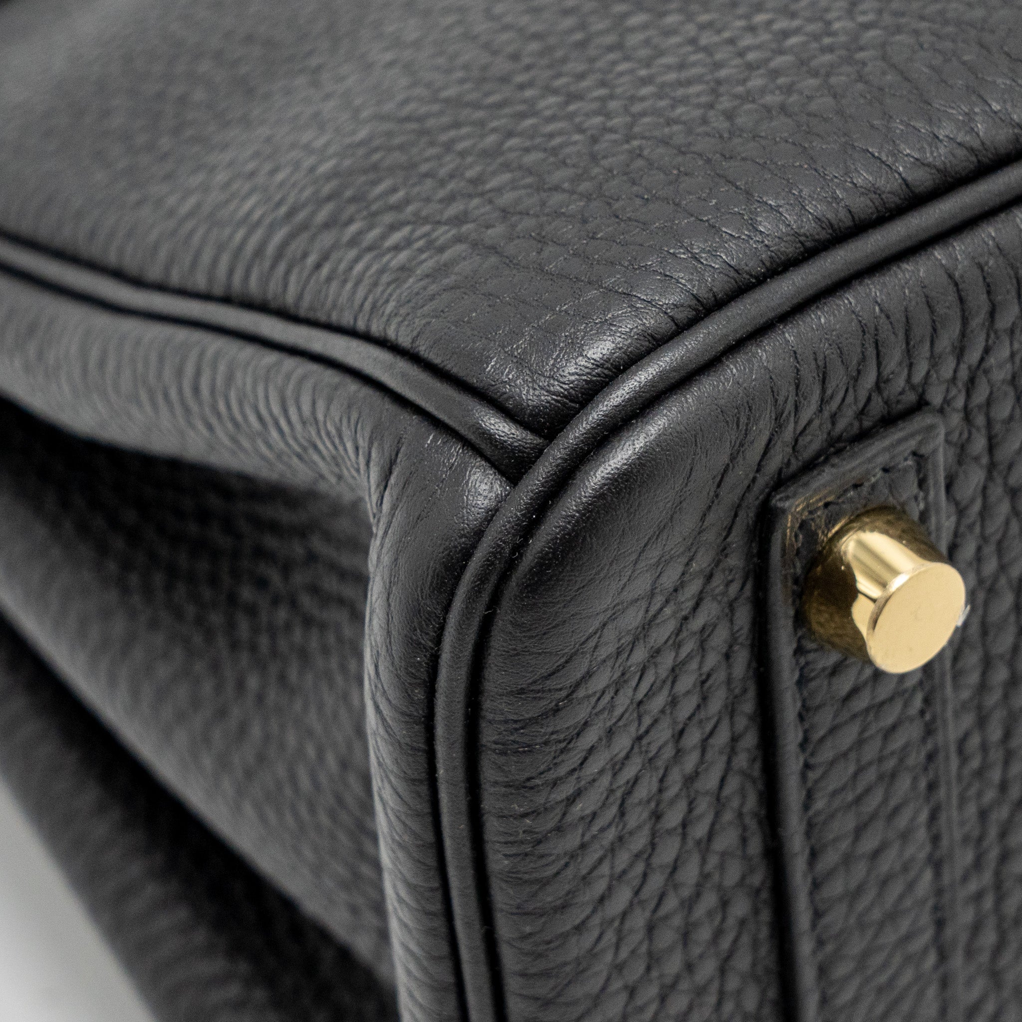 HERMES BIRKIN 25 TOGO BLACK GHW