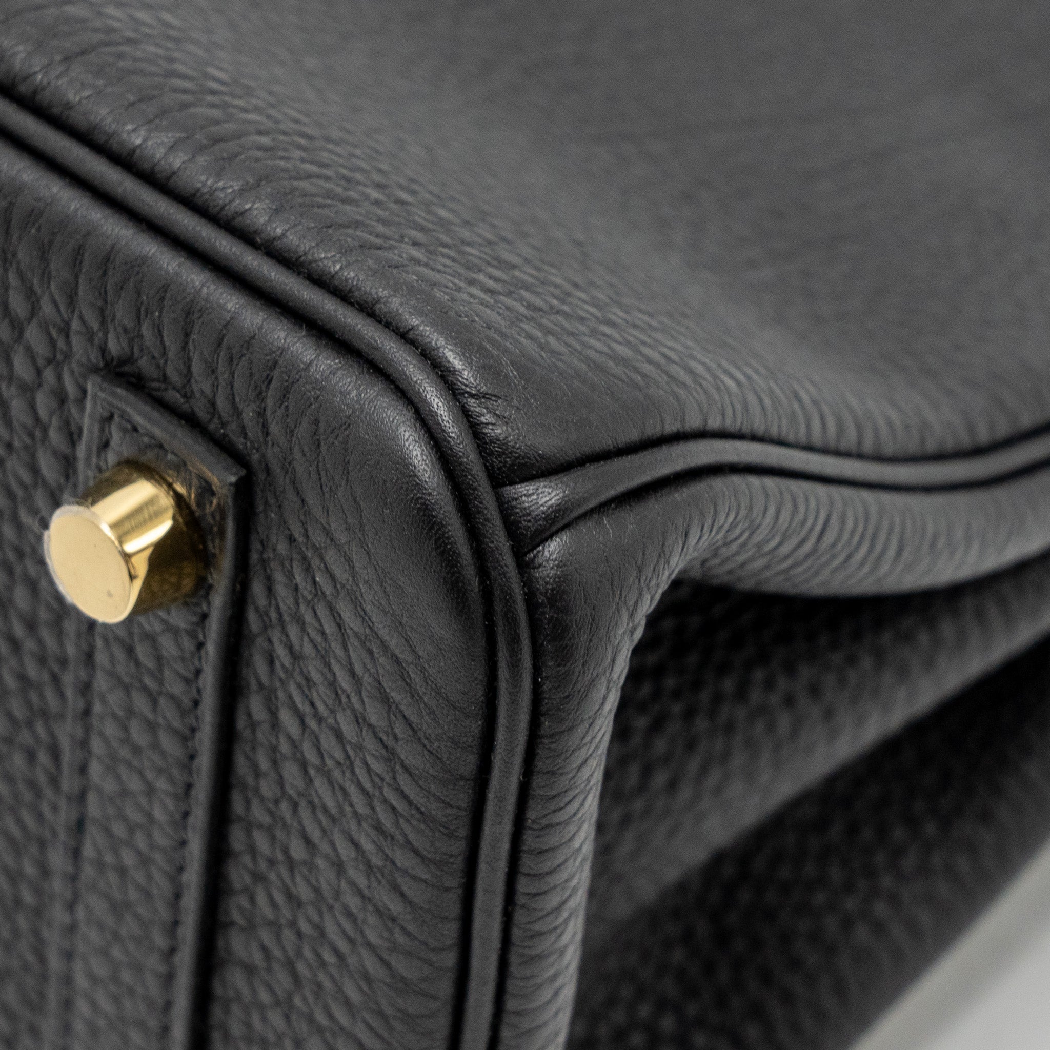 HERMES BIRKIN 25 TOGO BLACK GHW