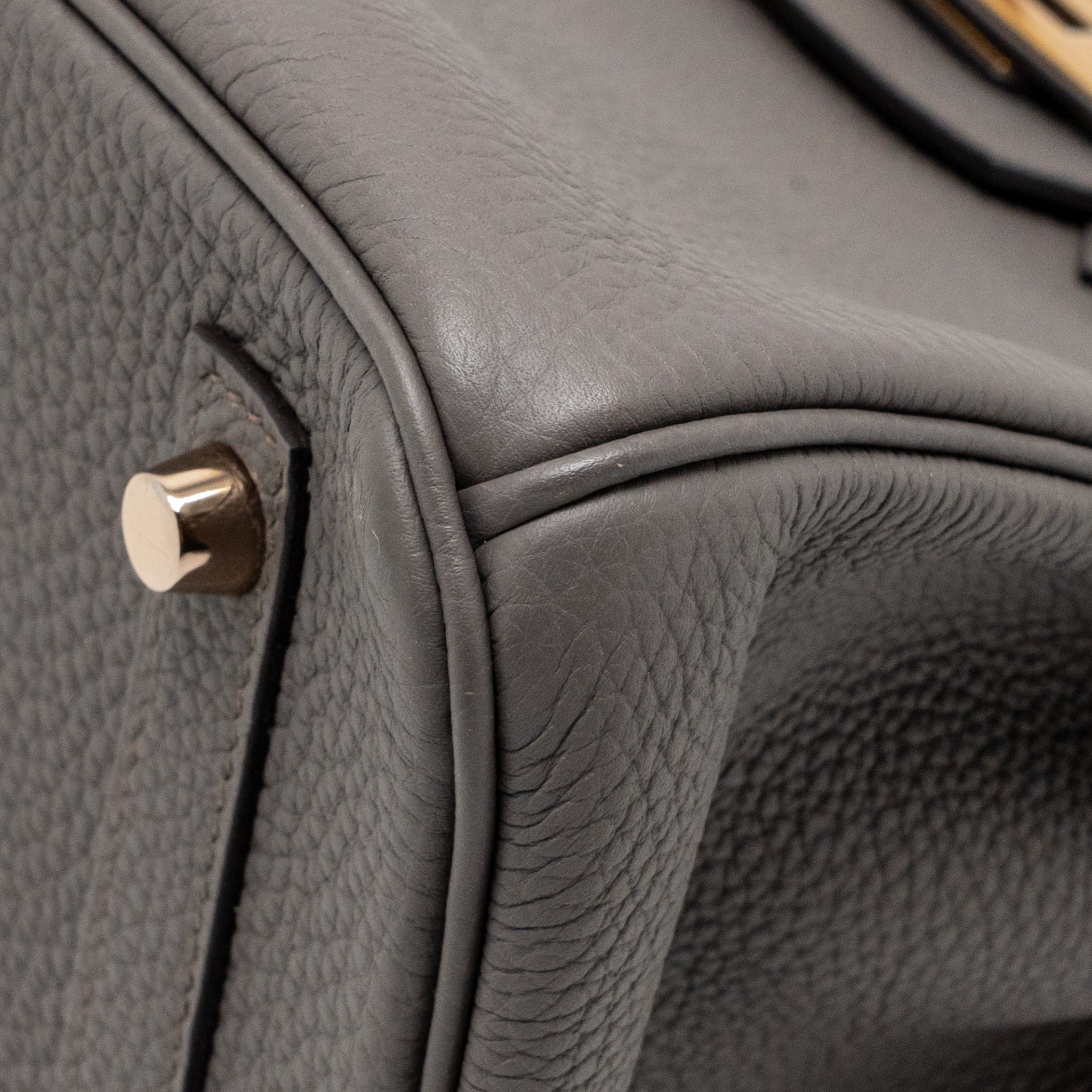 HERMES BIRKIN 30 TOGO GRIS ETAIN RGHW