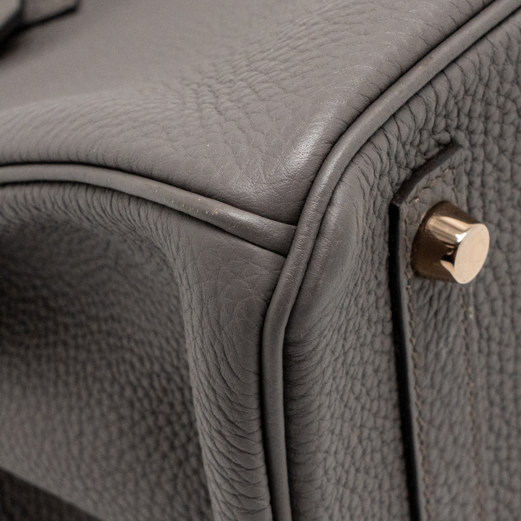 HERMES BIRKIN 30 TOGO GRIS ETAIN RGHW