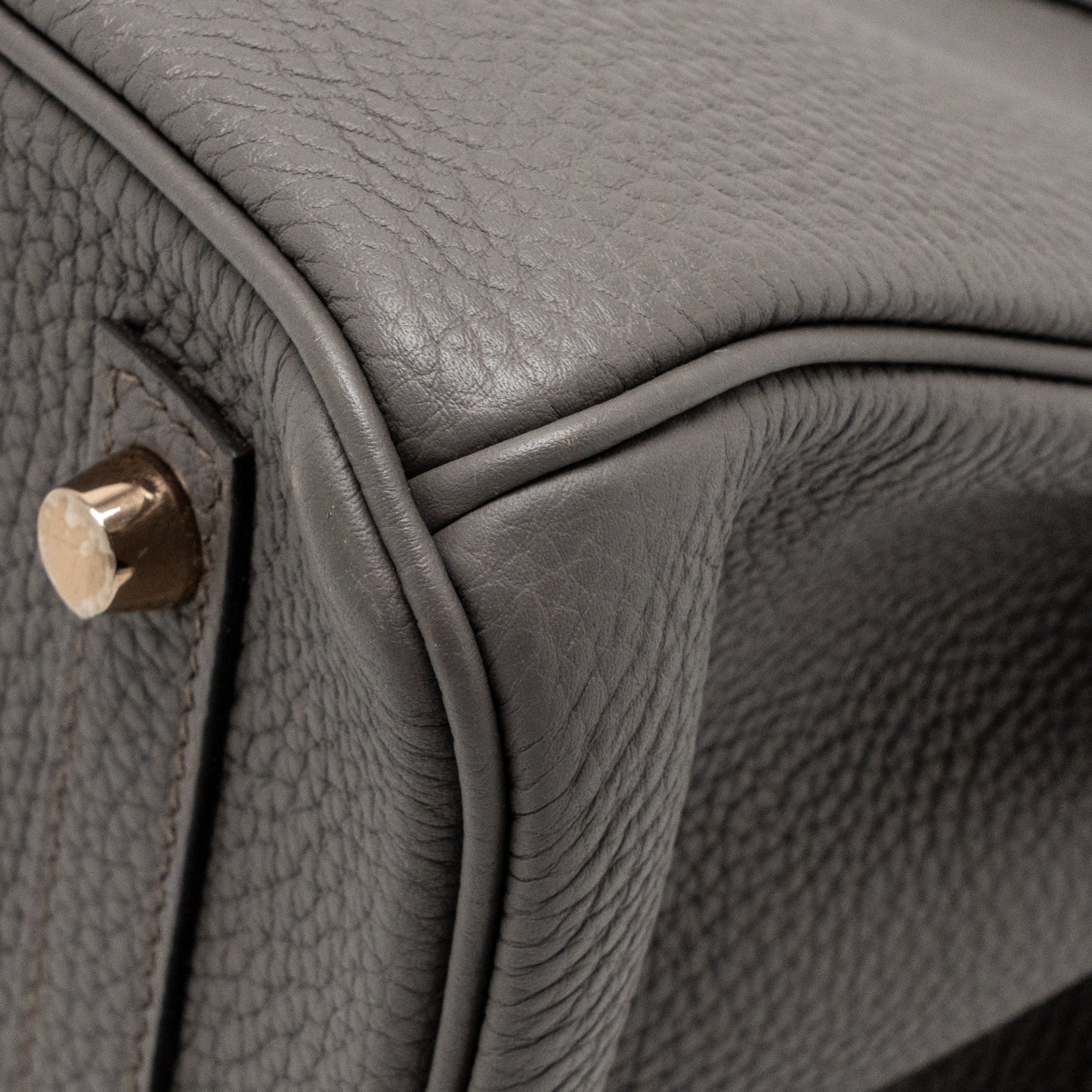 HERMES BIRKIN 30 TOGO GRIS ETAIN RGHW