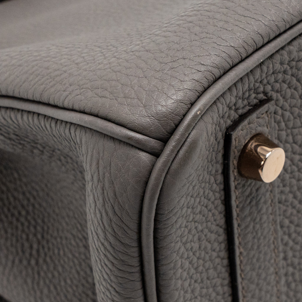 HERMES BIRKIN 30 TOGO GRIS ETAIN RGHW