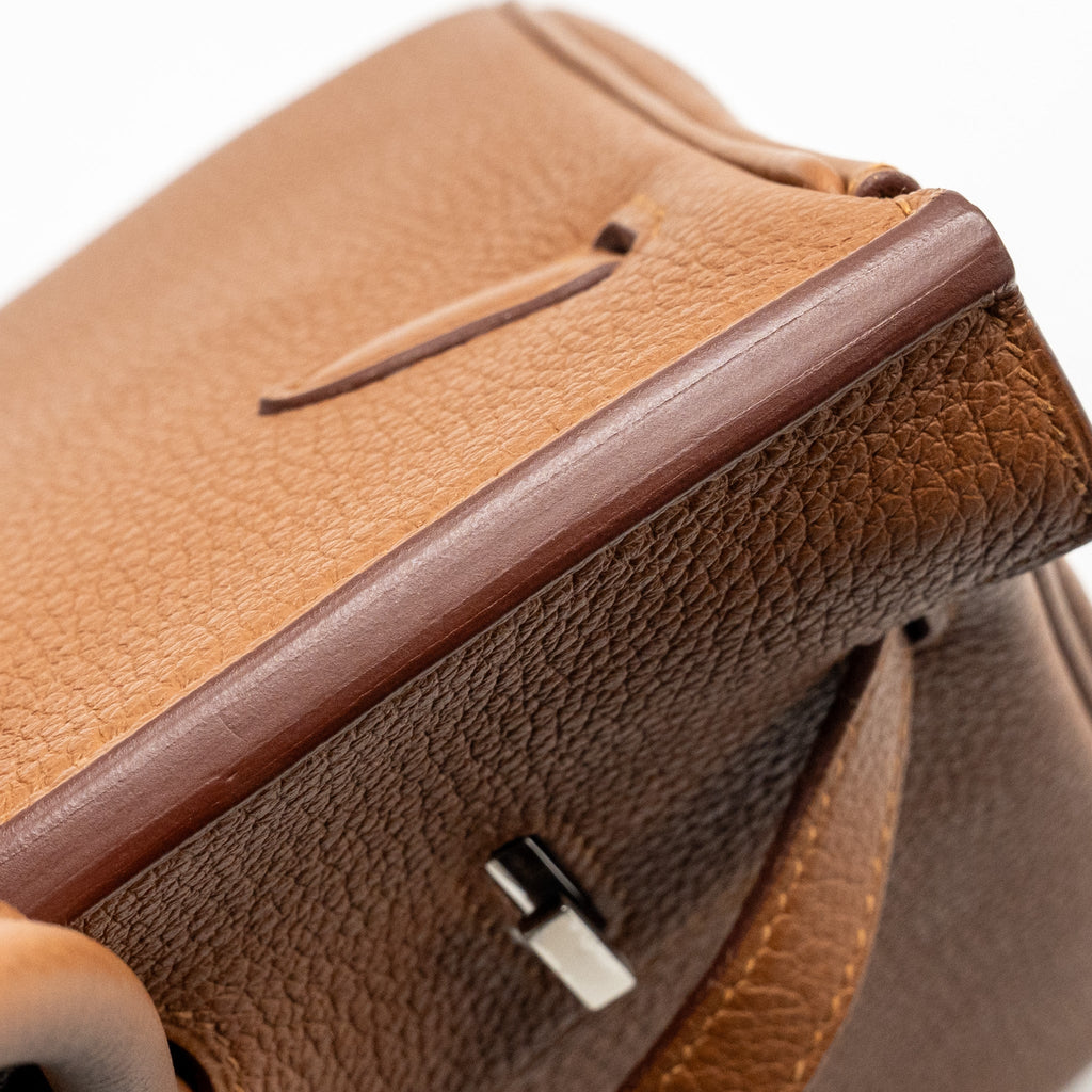 HERMES BIRKIN 25 OFFICER TOGO/SWIFT GOLD/AMBRE SHW