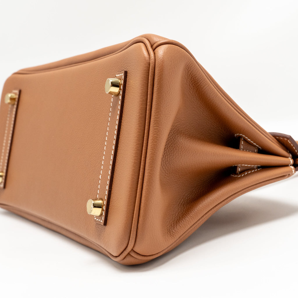 HERMES BIRKIN SHOULDER 29 EVERCOLOR GOLD GHW