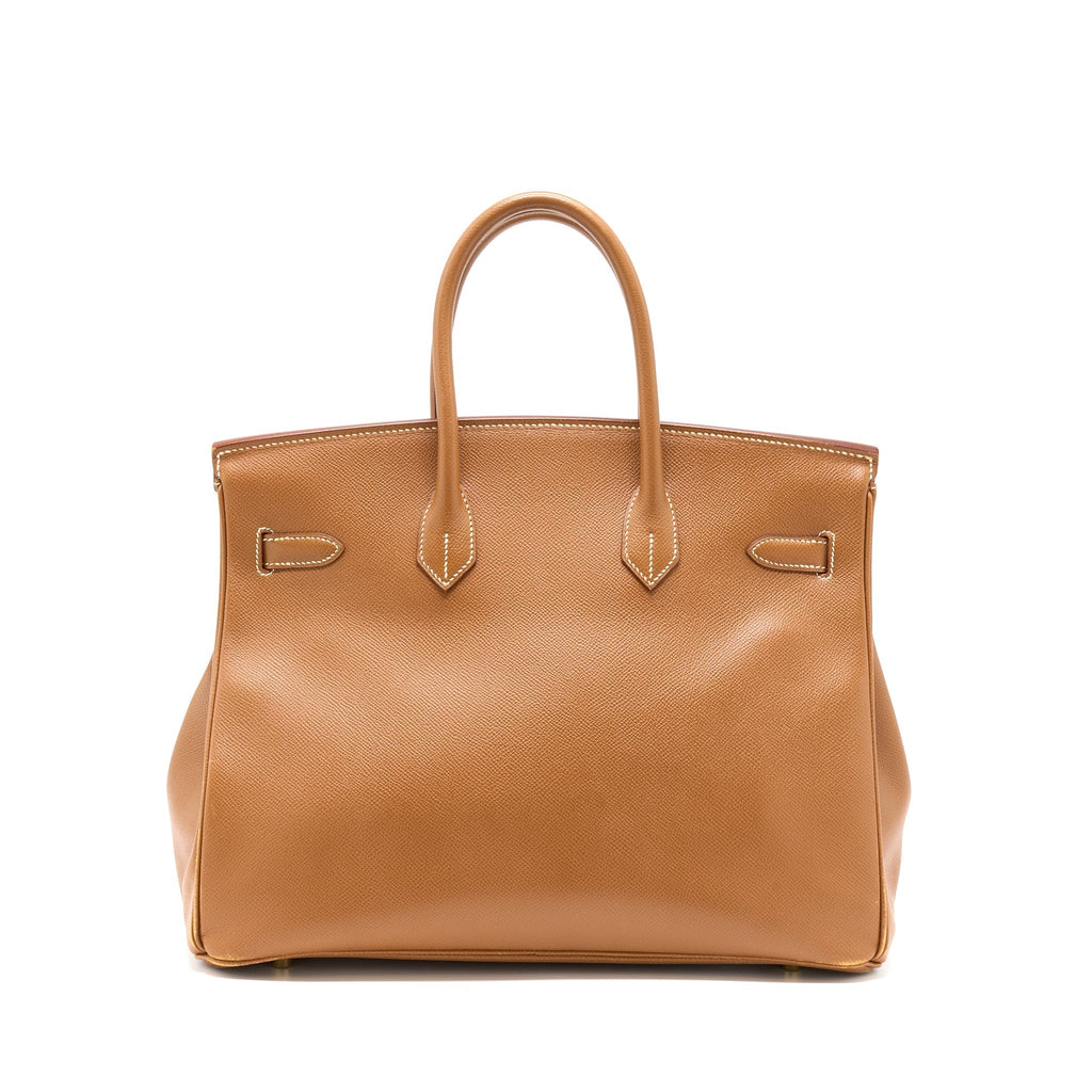 HERMES BIRKIN 35 EPSOM GOLD GHW