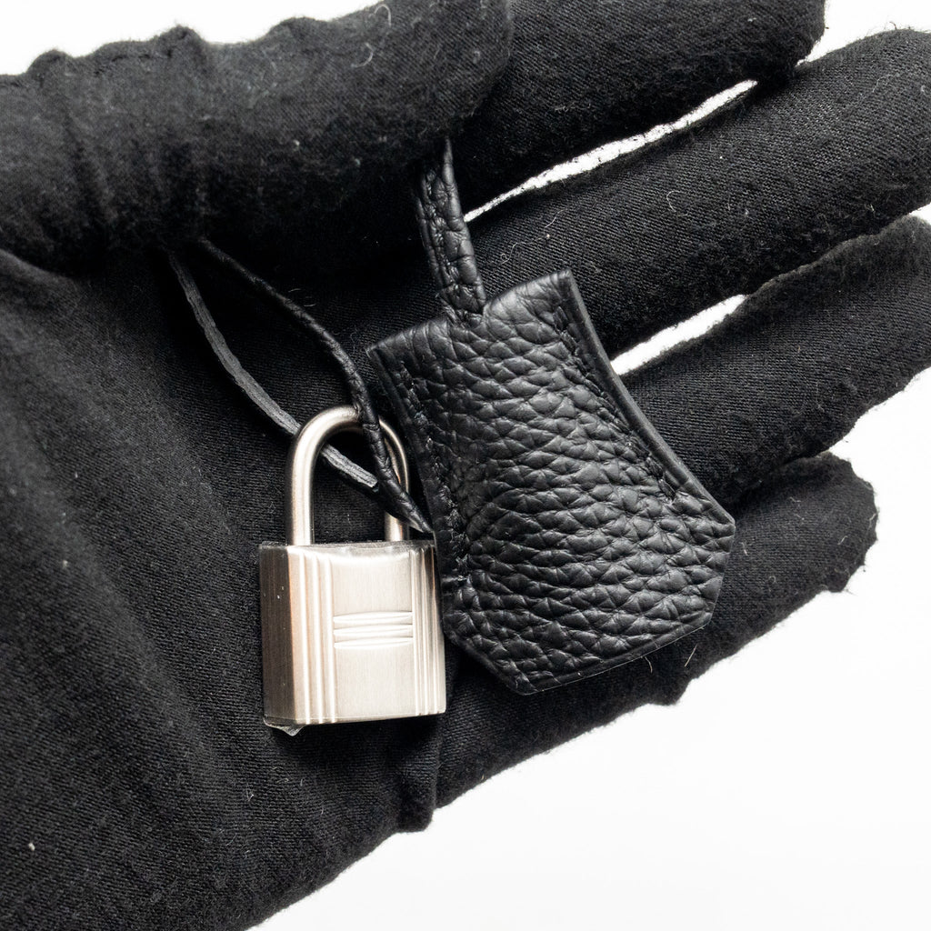 HERMES BIRKIN 30 TOGO BLACK BRUSHED SHW