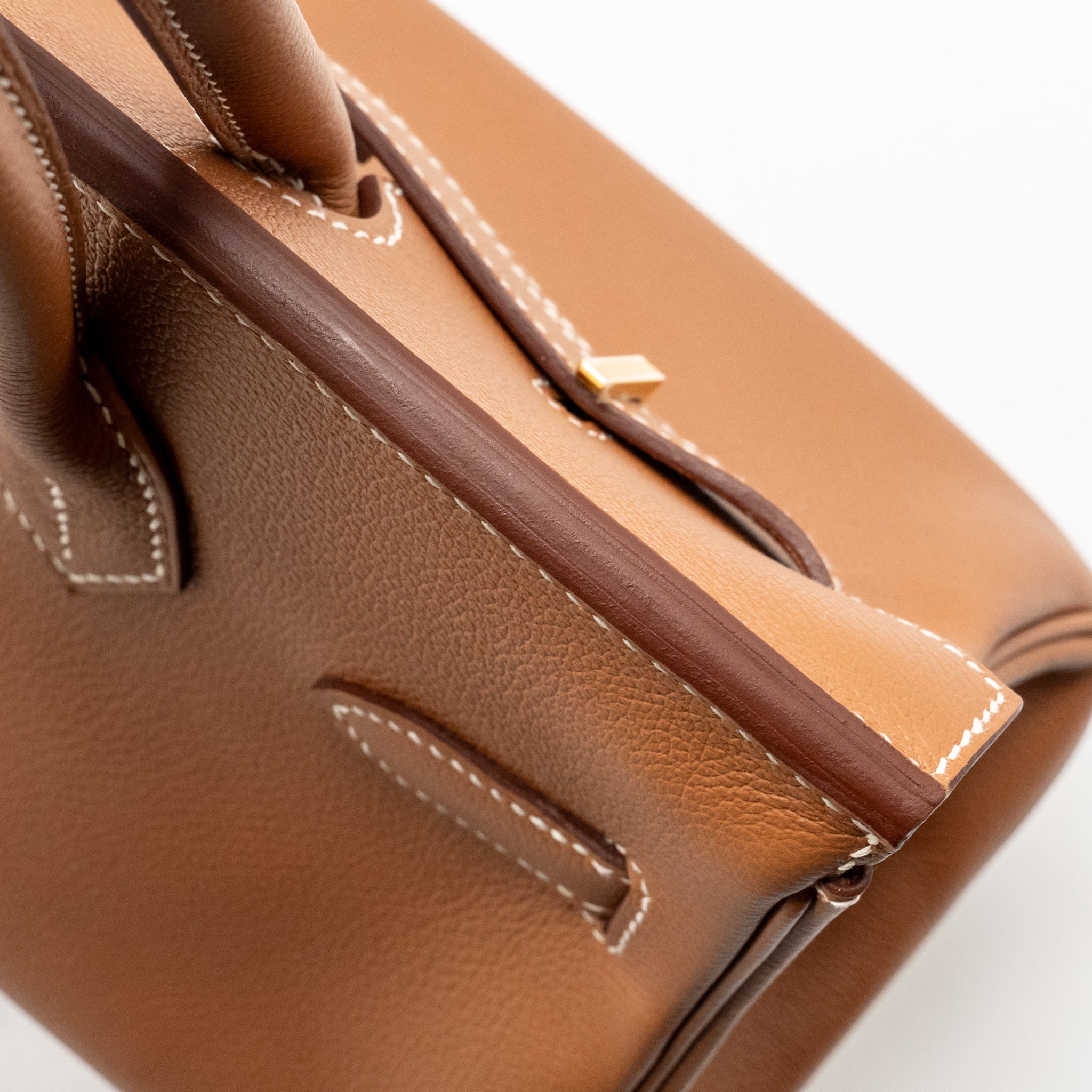 HERMES BIRKIN SHOULDER 29 EVERCOLOR GOLD GHW