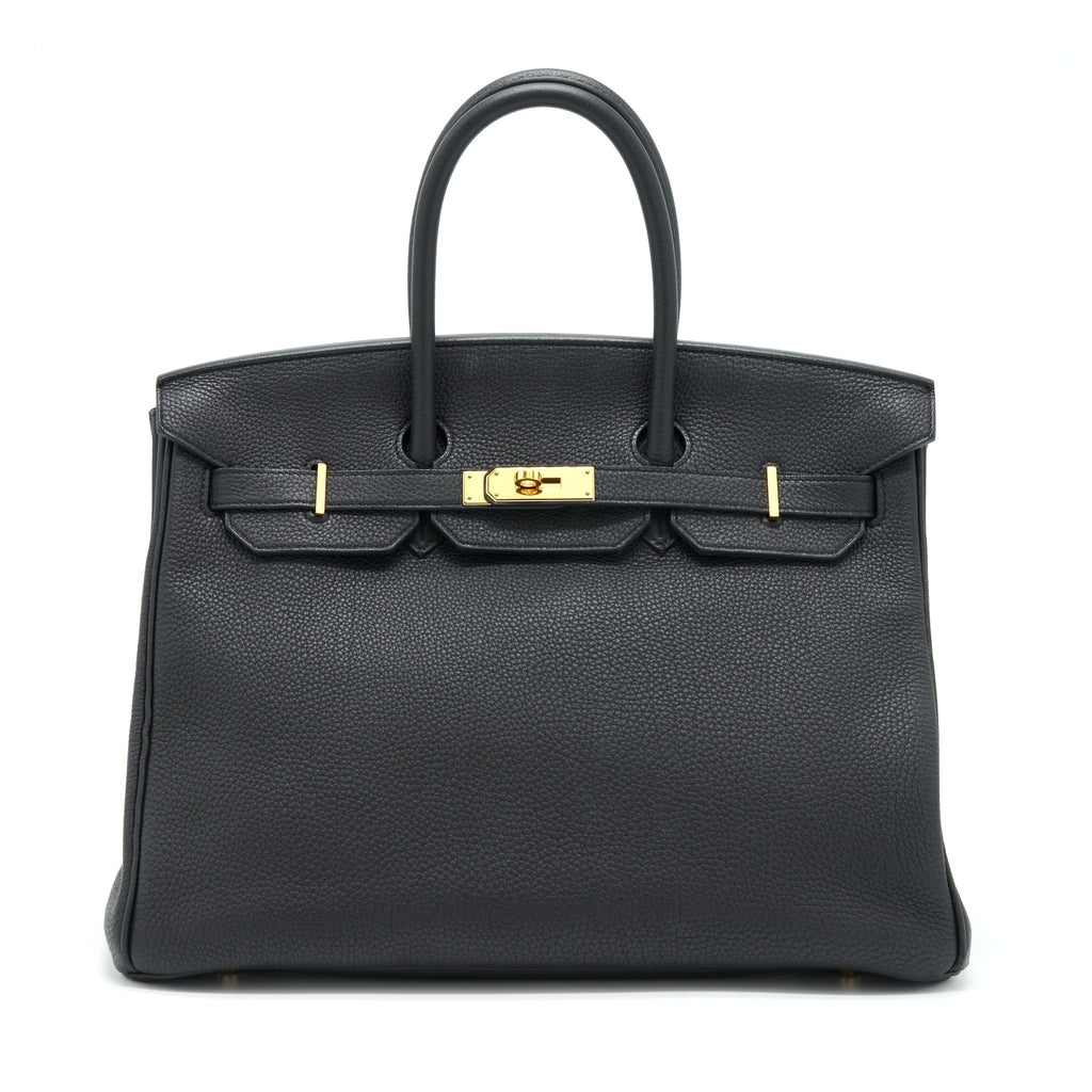 HERMES BIRKIN 35 TOGO BLACK GHW
