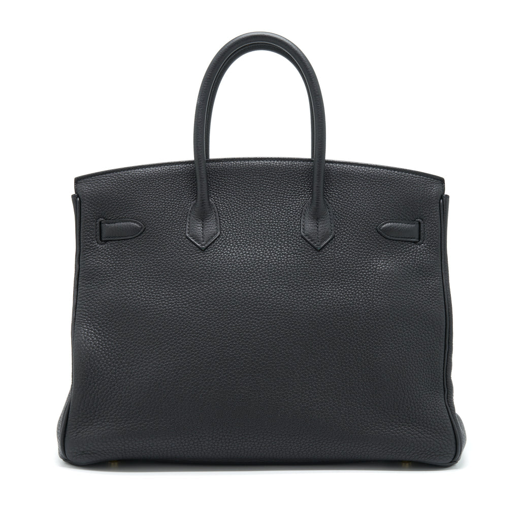 HERMES BIRKIN 35 TOGO BLACK GHW