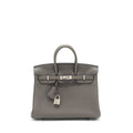 HERMES BIRKIN 25 TOGO 8F GRIS ETAIN SHW