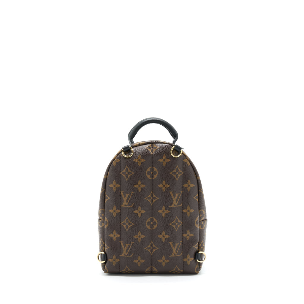 MINI PALM BACKPACK SPRING LIMITED EDITION MONOGRAM CANVAS GHW