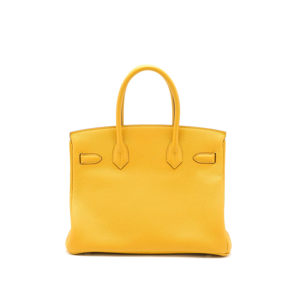 HERMES BIRKIN 30 TOGO 9D JAUNE AMBER GHW