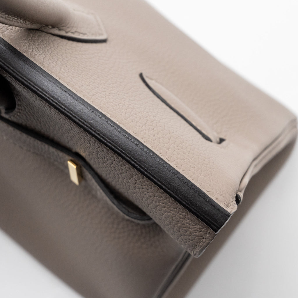 HERMES BIRKIN 30 TOGO GRIS ASPHALT GHW