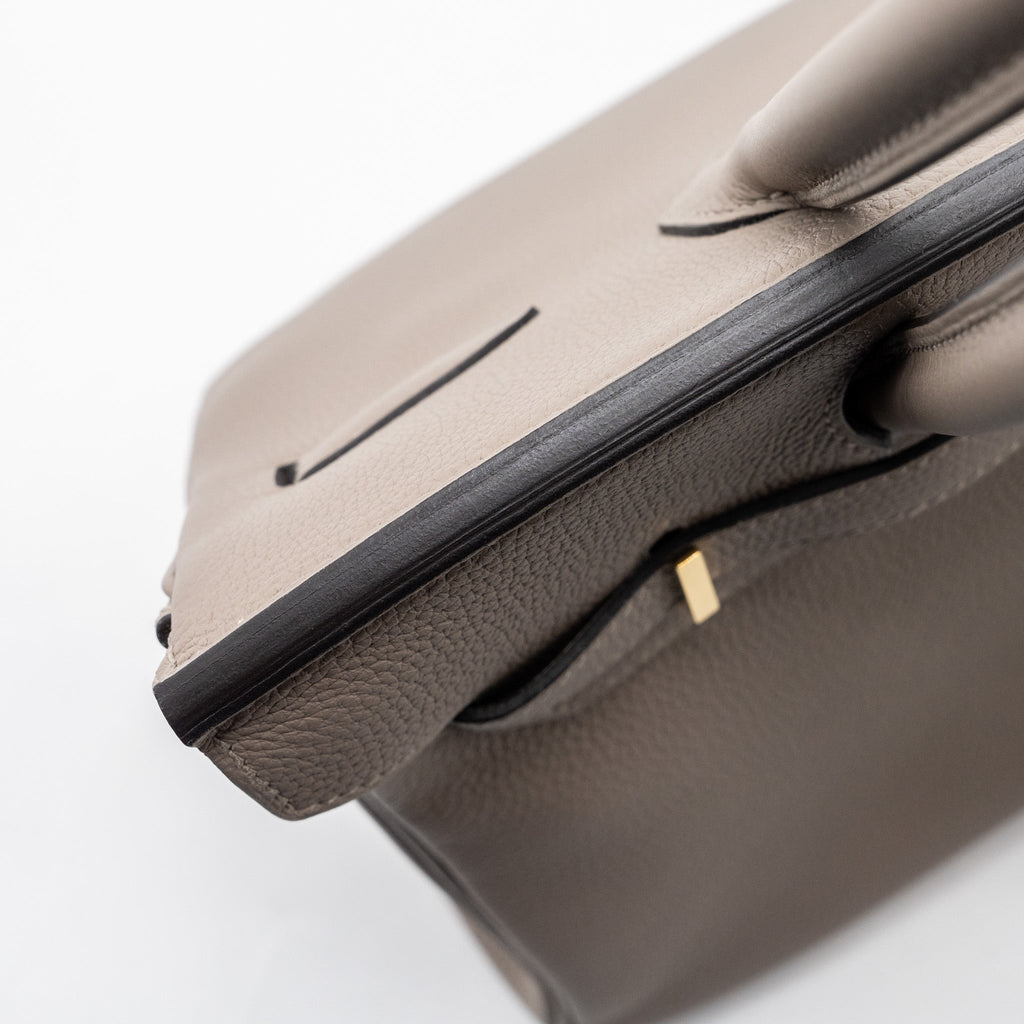 HERMES BIRKIN 30 TOGO GRIS ASPHALT GHW