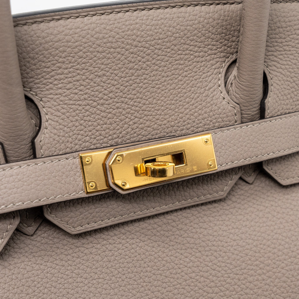 HERMES BIRKIN 30 TOGO GRIS ASPHALT GHW
