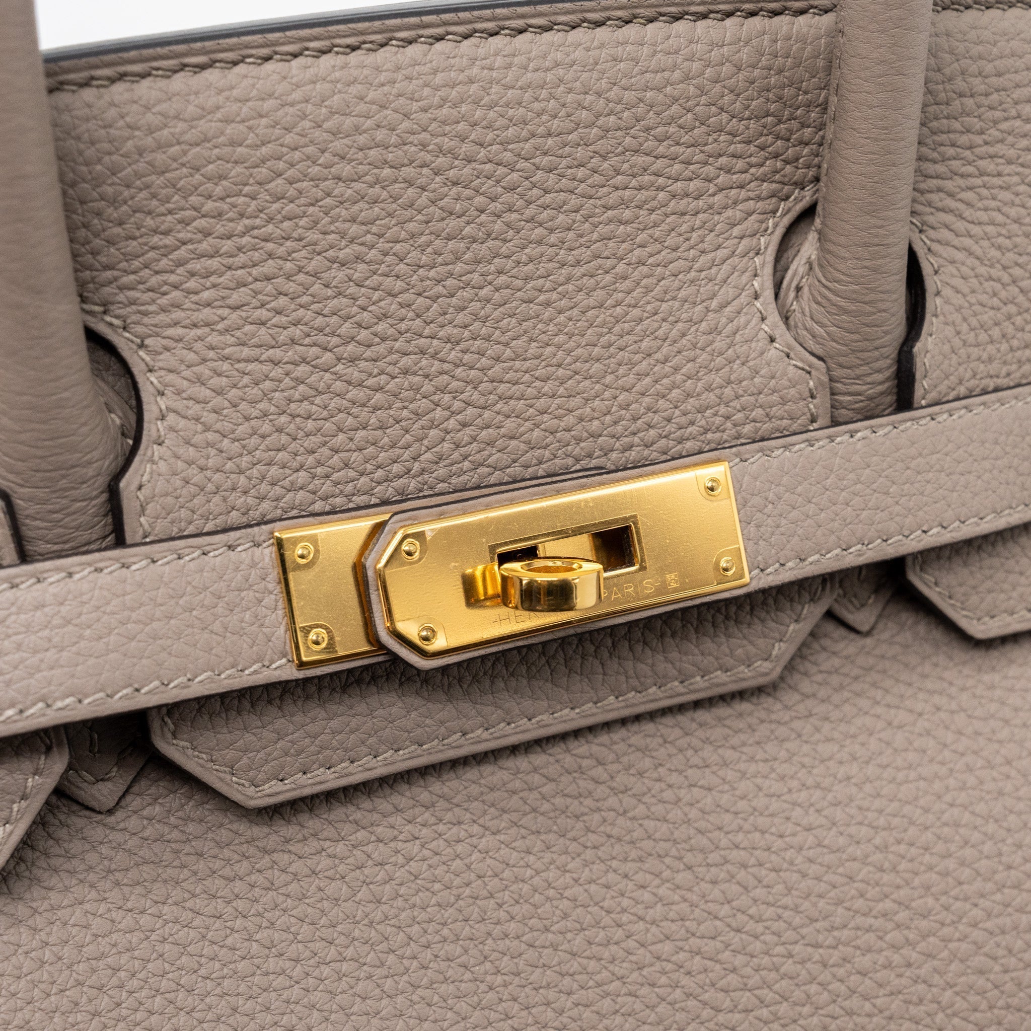 HERMES BIRKIN 30 TOGO GRIS ASPHALT GHW
