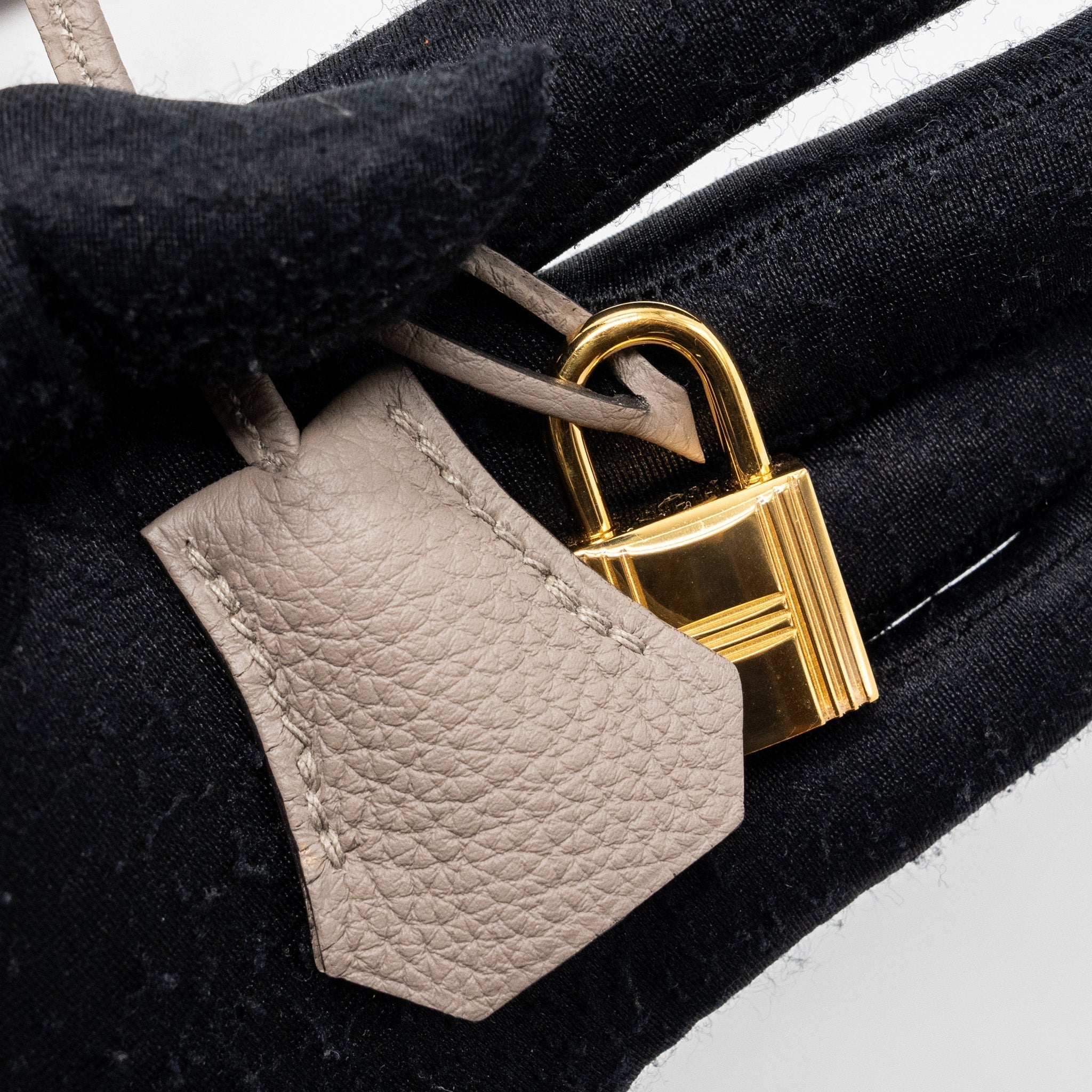 HERMES BIRKIN 30 TOGO GRIS ASPHALT GHW