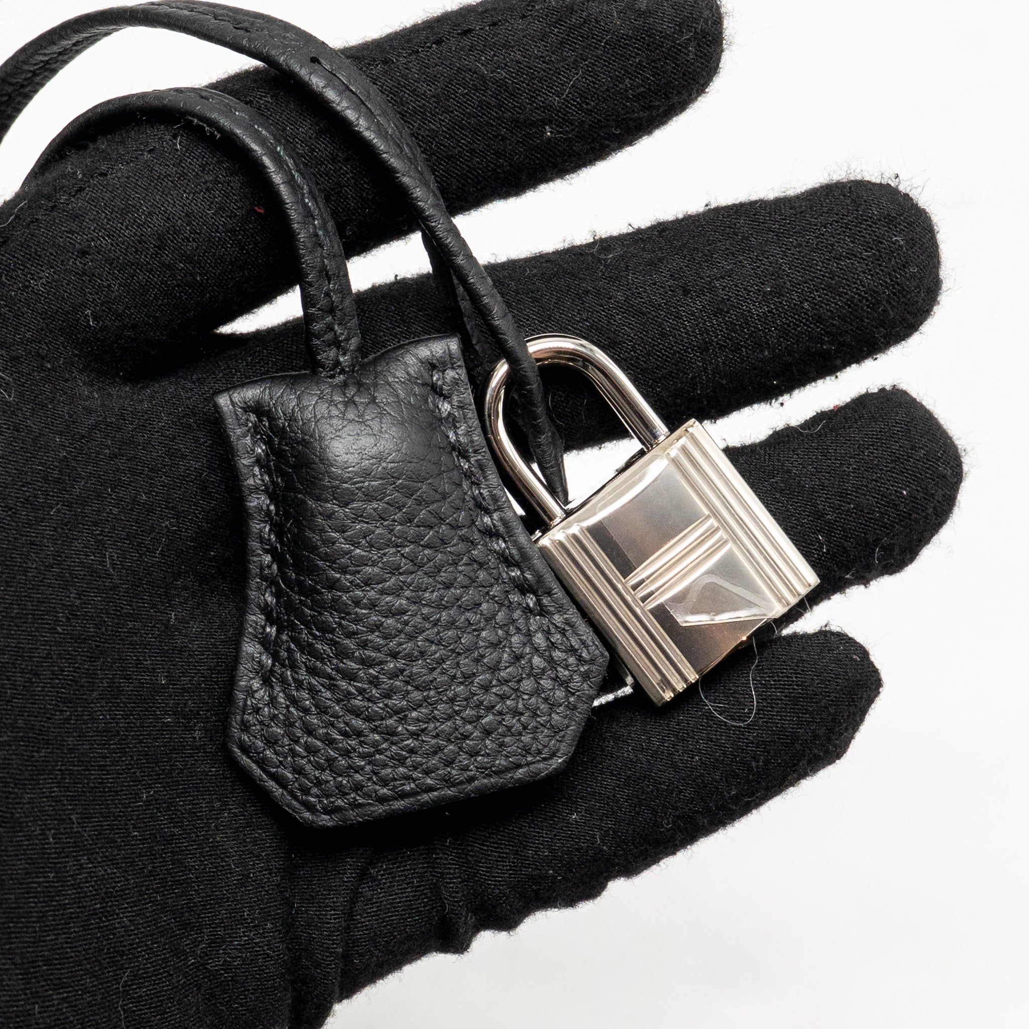 HERMES BIRKIN 30 3 IN 1/ 3 EN 1 TOGO/SWIFT/CANVAS BLACK SHW