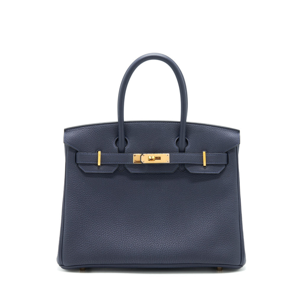 HERMES BIRKIN 30 TOGO 2Z BLUE NUIT RGHW