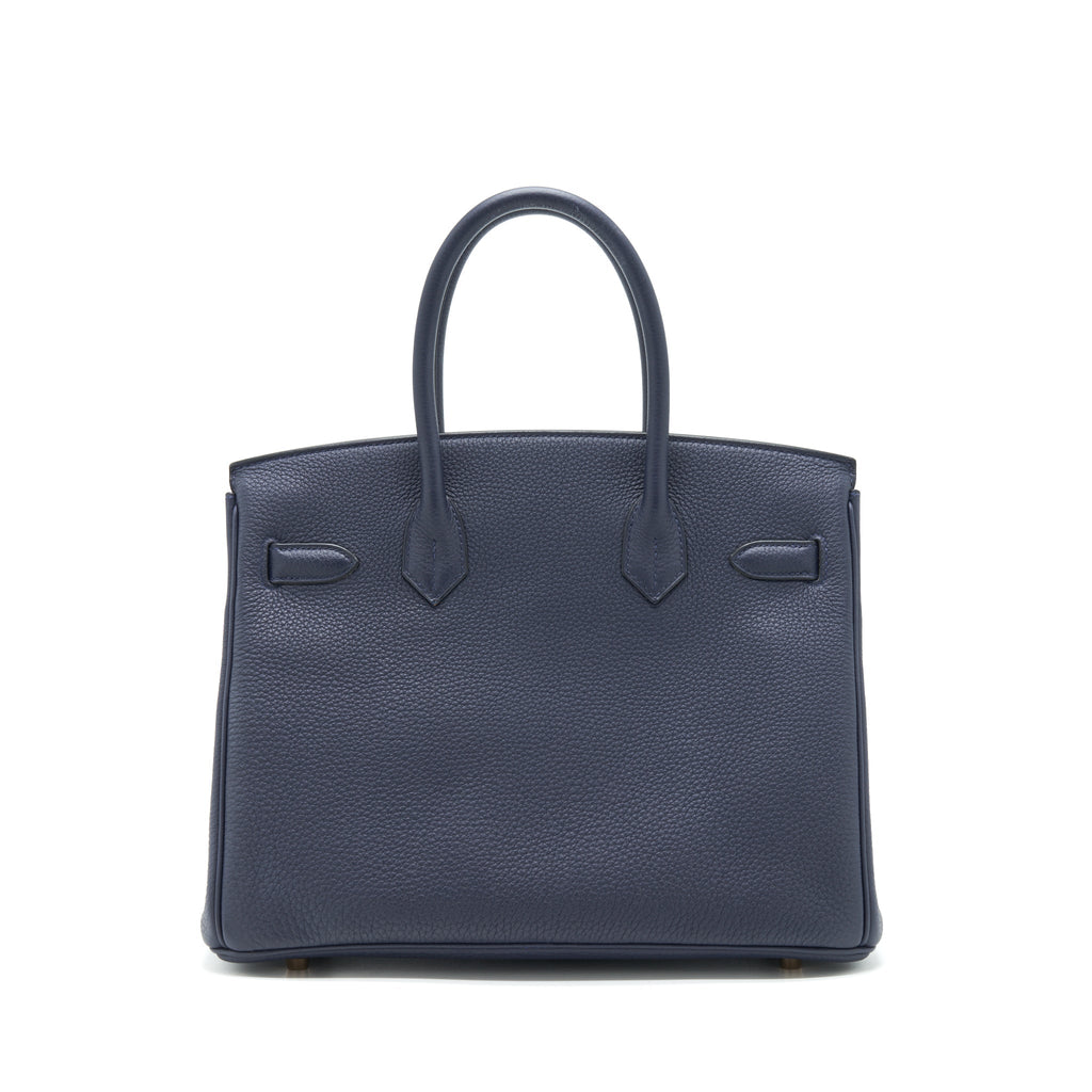 HERMES BIRKIN 30 TOGO 2Z BLUE NUIT RGHW
